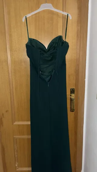 Vestido de fiesta verde