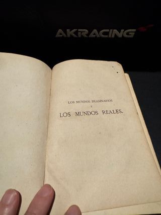 Flammarion Mundos Imaginarios libro antiguo