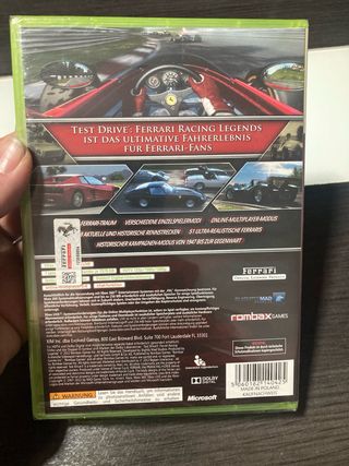 Test Drive Ferrari Racing Legends XBOX PRECINTADO