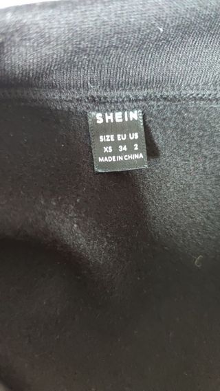 Chaqueta beisbolera oversize Shein Talla XS ó 36