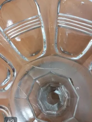 Frutero de cristal vintage, tiene más de 100 años