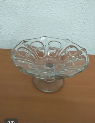 Frutero de cristal vintage, tiene más de 100 años