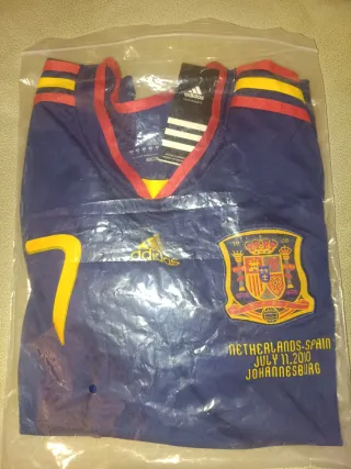 Camiseta España Mundial 2010 David Villa Talla M