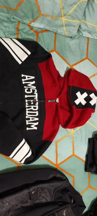 Felpa con zip Amsterdam