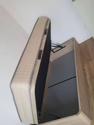 Somier de madera y metal solo 60€ sin colchon