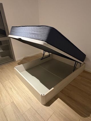 Base Cama Matrimonio con Almacenamiento