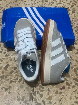 Zapatillas Adidas Campus Beige/Gris