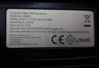 Cepillo Conga RockStar 1500 Ray Jalisco