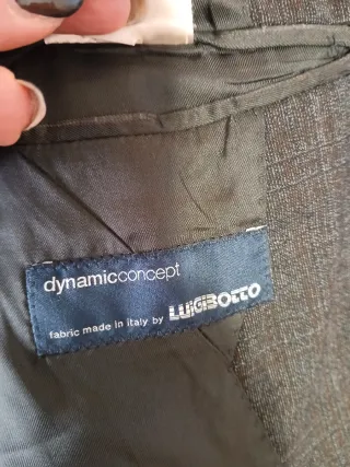 Giacca uomo 100% lana vergine grigia taglia 56