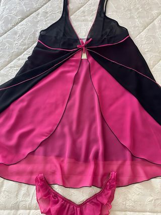 Camisón corto y braguita