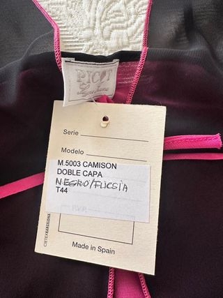 Camisón corto y braguita