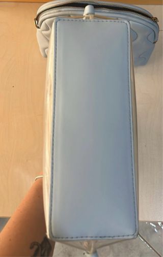 Bolso Zara Transparente Doble Azul