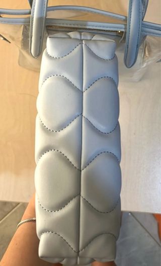 Bolso Zara Transparente Doble Azul