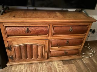 Juego 2 mesitas noche comoda y espejo