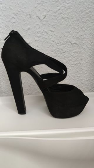 Zapatos tacón plataforma Fashion Talla 35