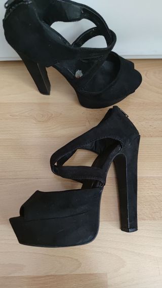 Zapatos tacón plataforma Fashion Talla 35