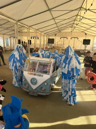 Disfraz Lavadero Hippie Furgoneta