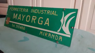 Cartel Ferretería Mayorga Miranda de Ebro