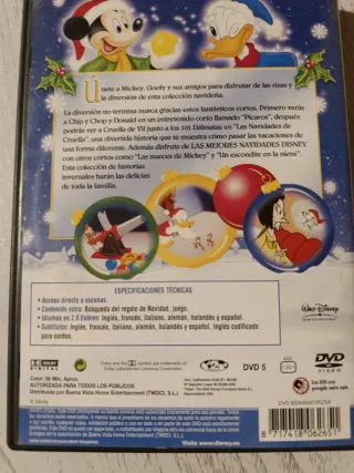 DVD Las Mejores Navidades Disney y Cuentos de hada