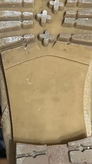 Botines ante hebilla beige talla 38