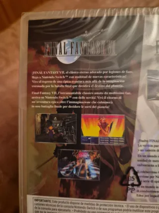 Final Fantasy VII e VIII Switch Fisico Precintato