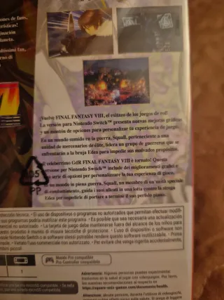 Final Fantasy VII e VIII Switch Fisico Precintato