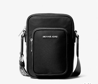 Tracolla Michael Kors Unisex Nera