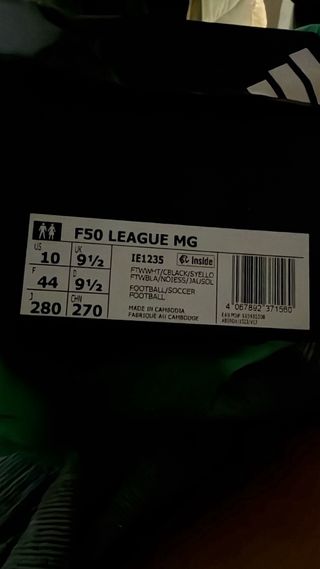 Zapatillas Adidas F50 Talla 44