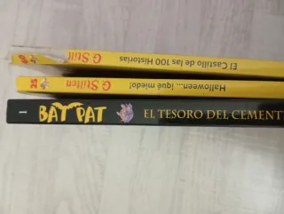 Libros Gerónimo Stilton y Bat Pat