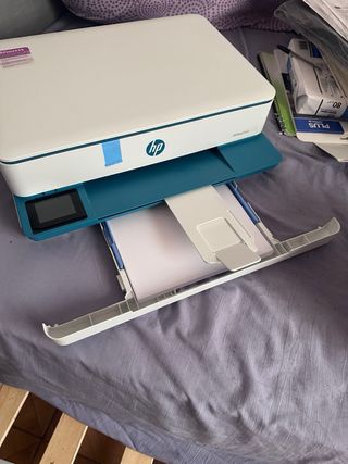 Stampante HP Blu e Bianca