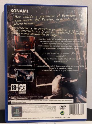 Silent Hill 3 PS2 Pal Esp - Manual + Reg Card