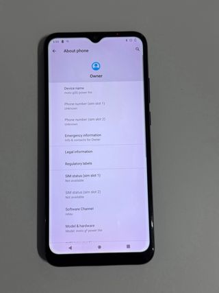 Motorola G8 Power lite 64gb