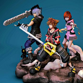 Figura Resina 16K ► Sora Kingdom Hearts 3