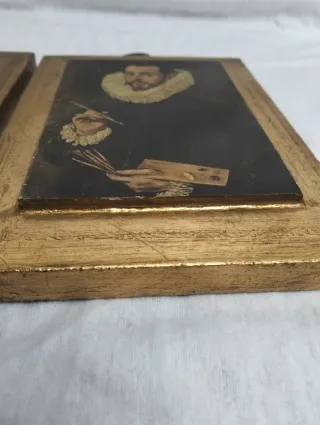 Pareja de cuadros antiguos