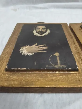 Pareja de cuadros antiguos