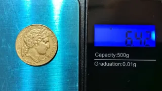 Preciosa 20 Francos Oro 1851 Diosa Ceres.