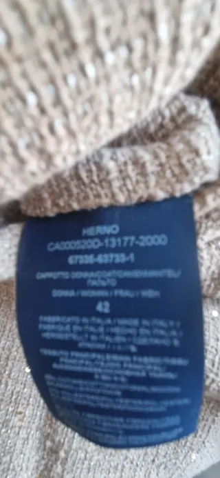 Soprabito HERNO originale foderato