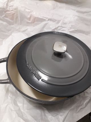 Cacerola Hierro Fundido Grande 6 litros