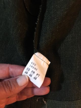 Traje de mujer verde primavera