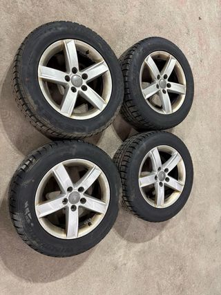 Llantas 16 5x112 con Neumáticos ORIGINALES AUDI