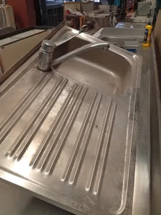 Fregadero industrial acero inoxidable