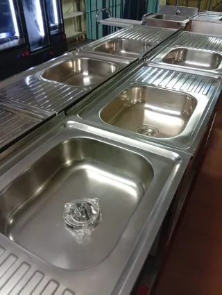 Fregadero industrial acero inoxidable