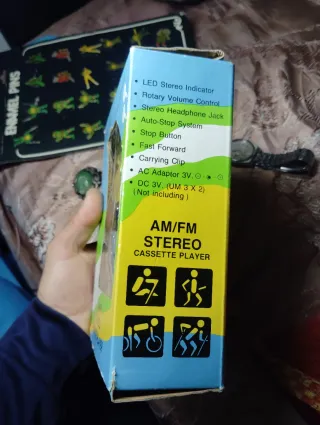 Reproductor Cassette AM/FM Estéreo Welkman