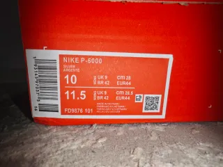 Nike P-6000 Plata y Negro