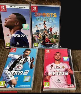 Juegos Nintendo Switch: FIFA varios y Sports Party