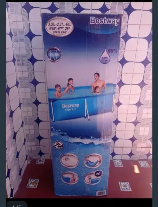 Piscina familiar con depuradora - 1 uso