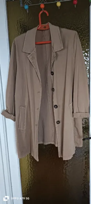 Gabardina Zara Mujer Marrón