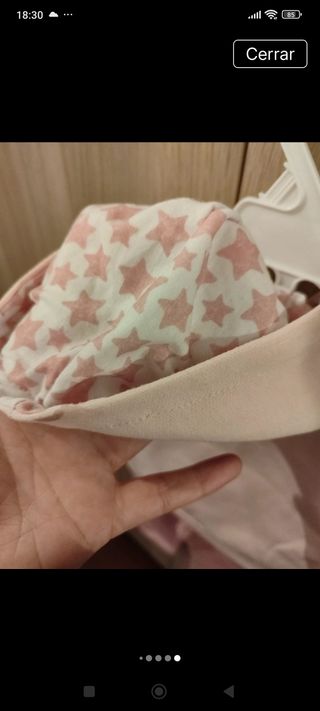 Conjunto bebé niña rosa carrusel