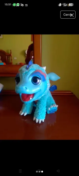 Dragón FurReal Juguete Azul