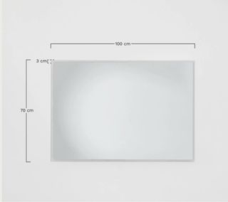 Espejo de baño moderno retroiluminado